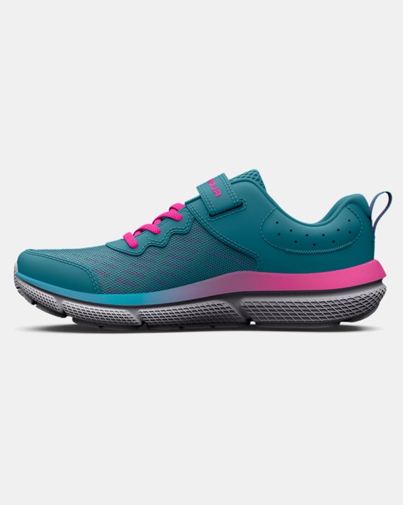 Girls' Pre-School UA Assert 10 AC Running Shoes, Blue, pdpMainDesktop image number 1